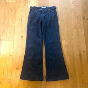 Revolt Wide Leg Denim Trousers Sz 9